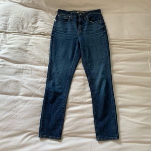 Madewell High Rise Slim Boy Jean